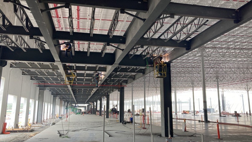 Montaje de estructuras metálicas, CEDIS AutoZone