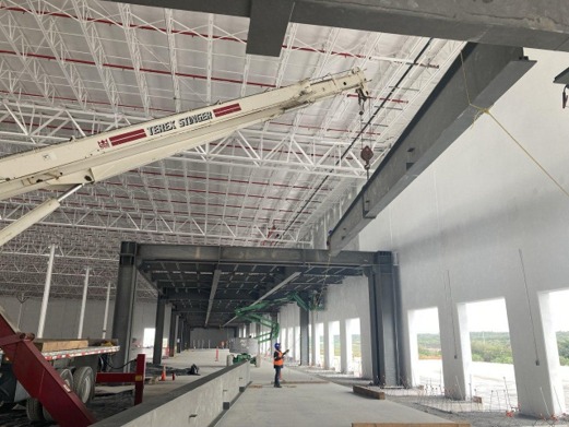 Izaje de estructuras, CEDIS AutoZone