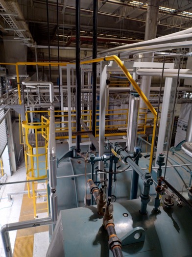 Área de calderas, International Paper
