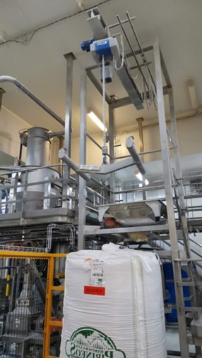 Sistema de transporte neumático, Nestlé CPW